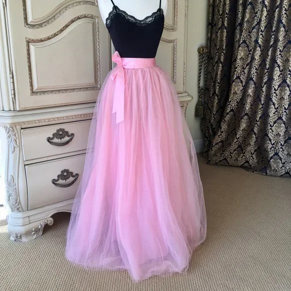 Women Plus Size Long Maxi A-Line Tutu Tulle Skirt *Altered - Picture 2 of 6